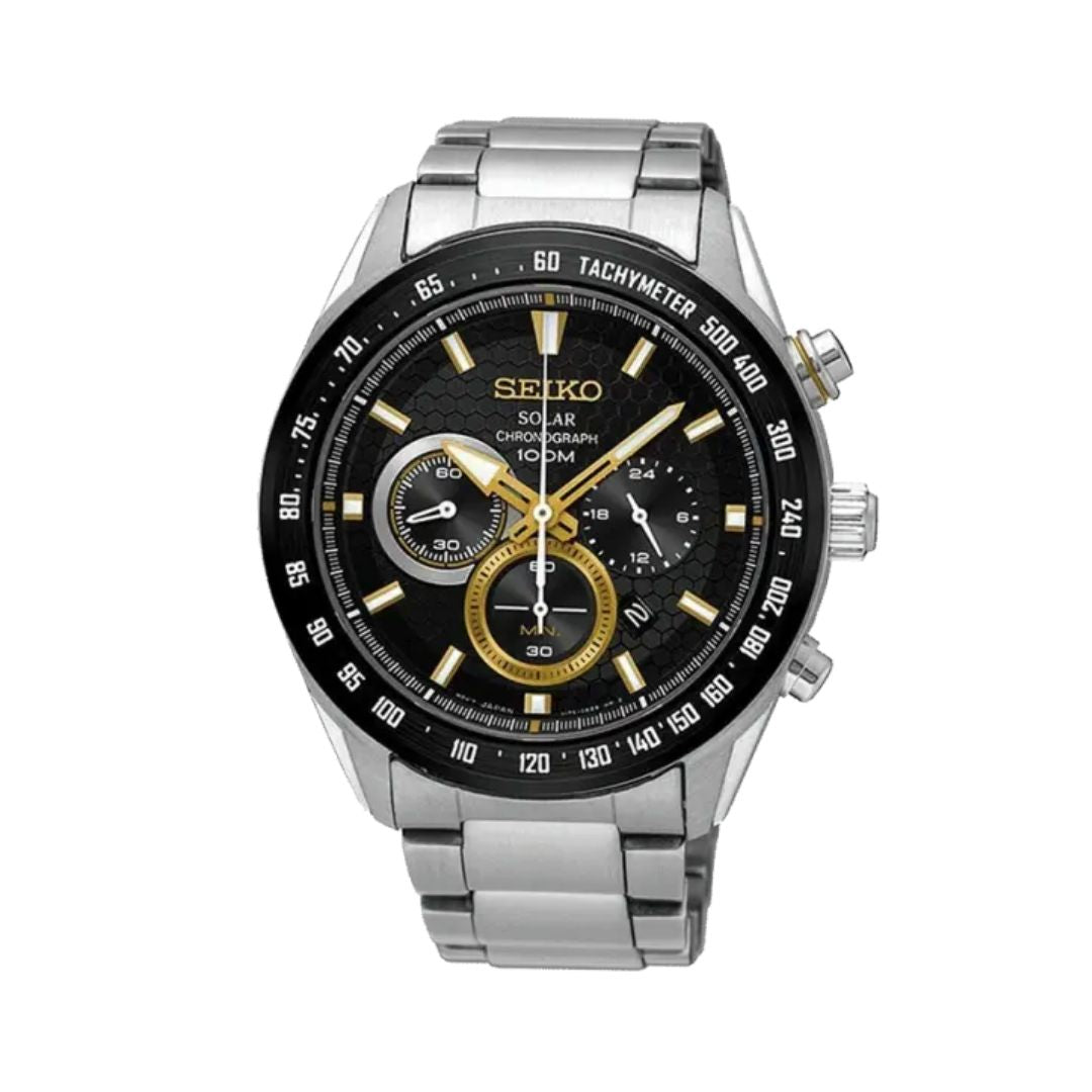 Seiko SSC581P1 Analog Black Dial Men's watch