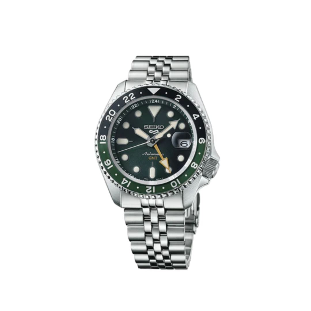 SEIKO SSK035K1 5 Sports SKX GMT Bi-Colour Green