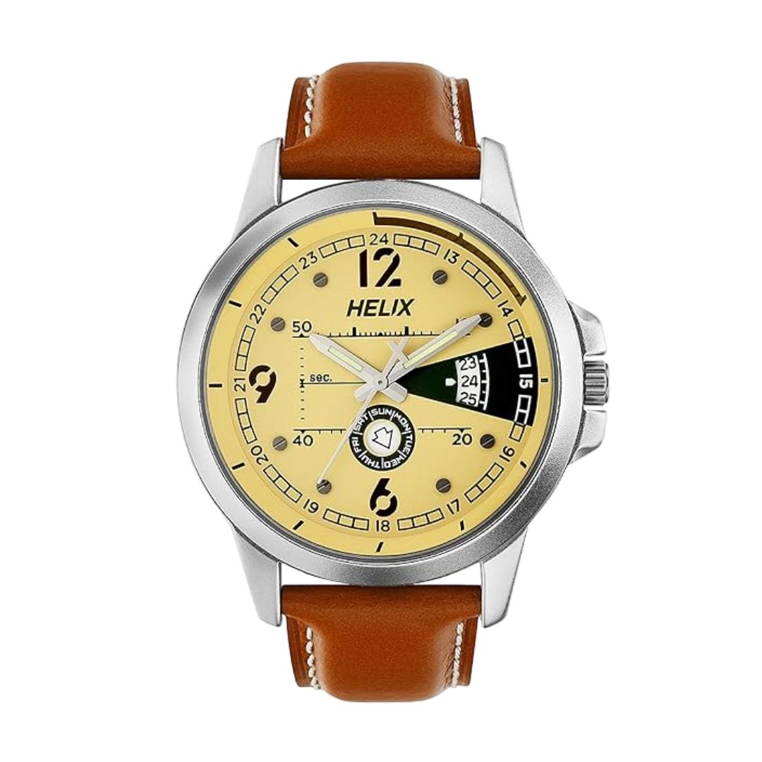 TIMEX TW023HG17 helix Analog Green Dial Men's Watch