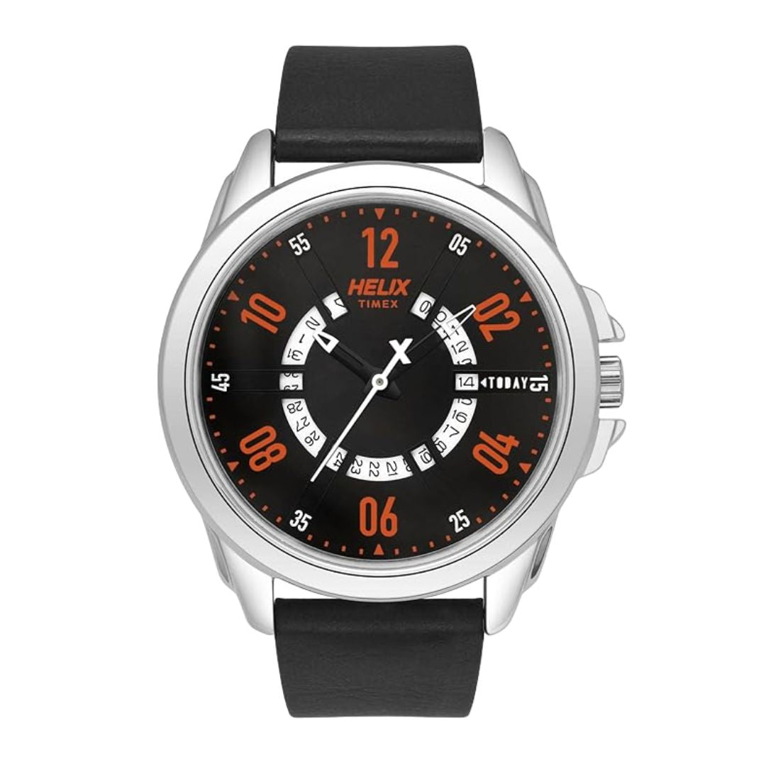TIMEX TW032HG15 Helix Analog Black Dial Men's Watch