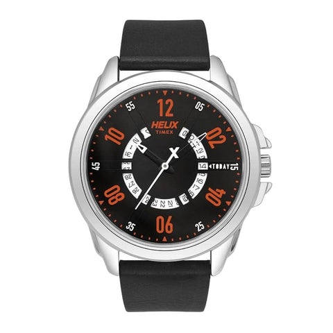 TIMEX TW032HG15 Helix Analog Black Dial Men's Watch
