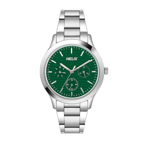 TIMEX TW053HL02 Helix Analog Green Dial Women's Watch