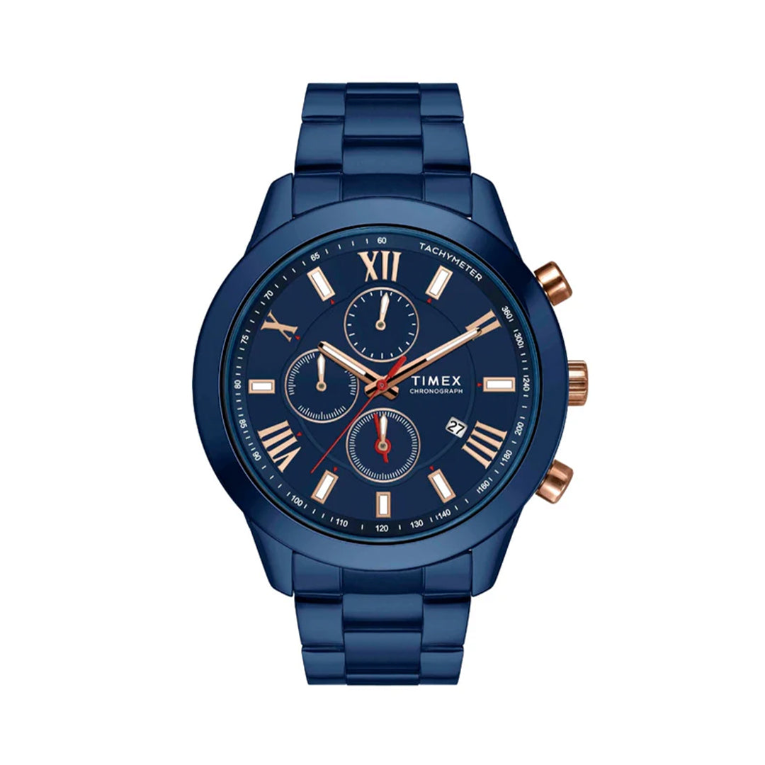 Timex Cosmic Awe Men Chronograph Round Dial Blue Watch - TWEG18517