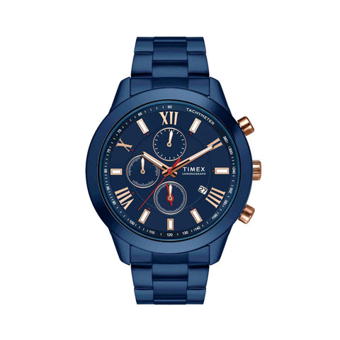 Timex Cosmic Awe Men Chronograph Round Dial Blue Watch - TWEG18517
