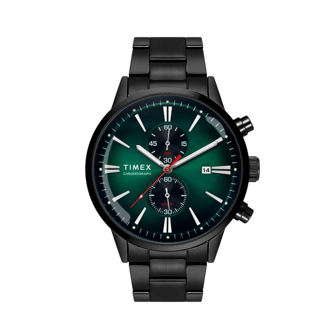 Timex Cosmic Awe Men Chronograph Round Dial Green Watch - TWEG19933