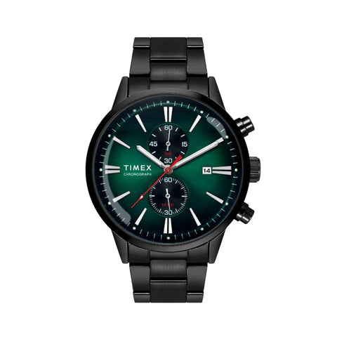 Timex Cosmic Awe Men Chronograph Round Dial Green Watch - TWEG19933