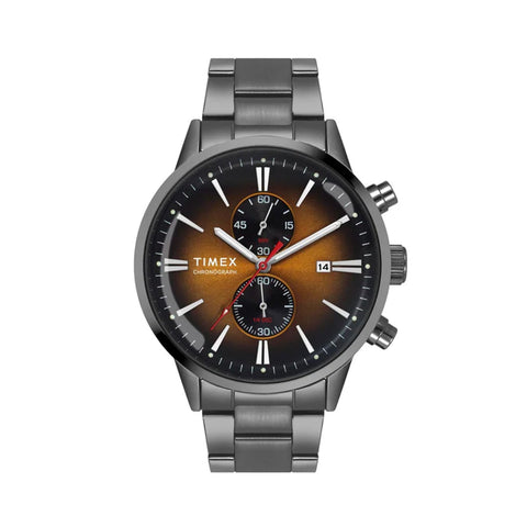 Timex Cosmic Awe Men Chronograph Round Dial Orange Watch - TWEG19932