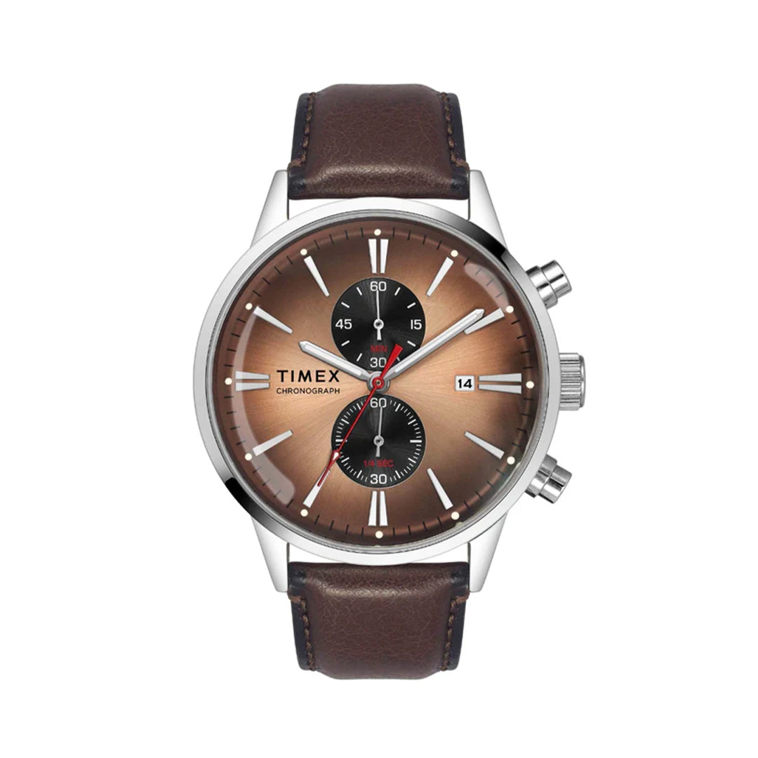 Timex Cosmic Awe Men Chronograph Round Dial Salmon Watch - TWEG19930