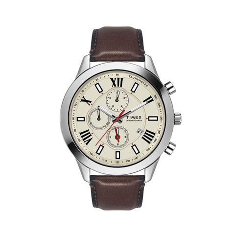 Timex Cosmic Awe Men Chronograph Round Dial Warm Grey Watch - TWEG18514