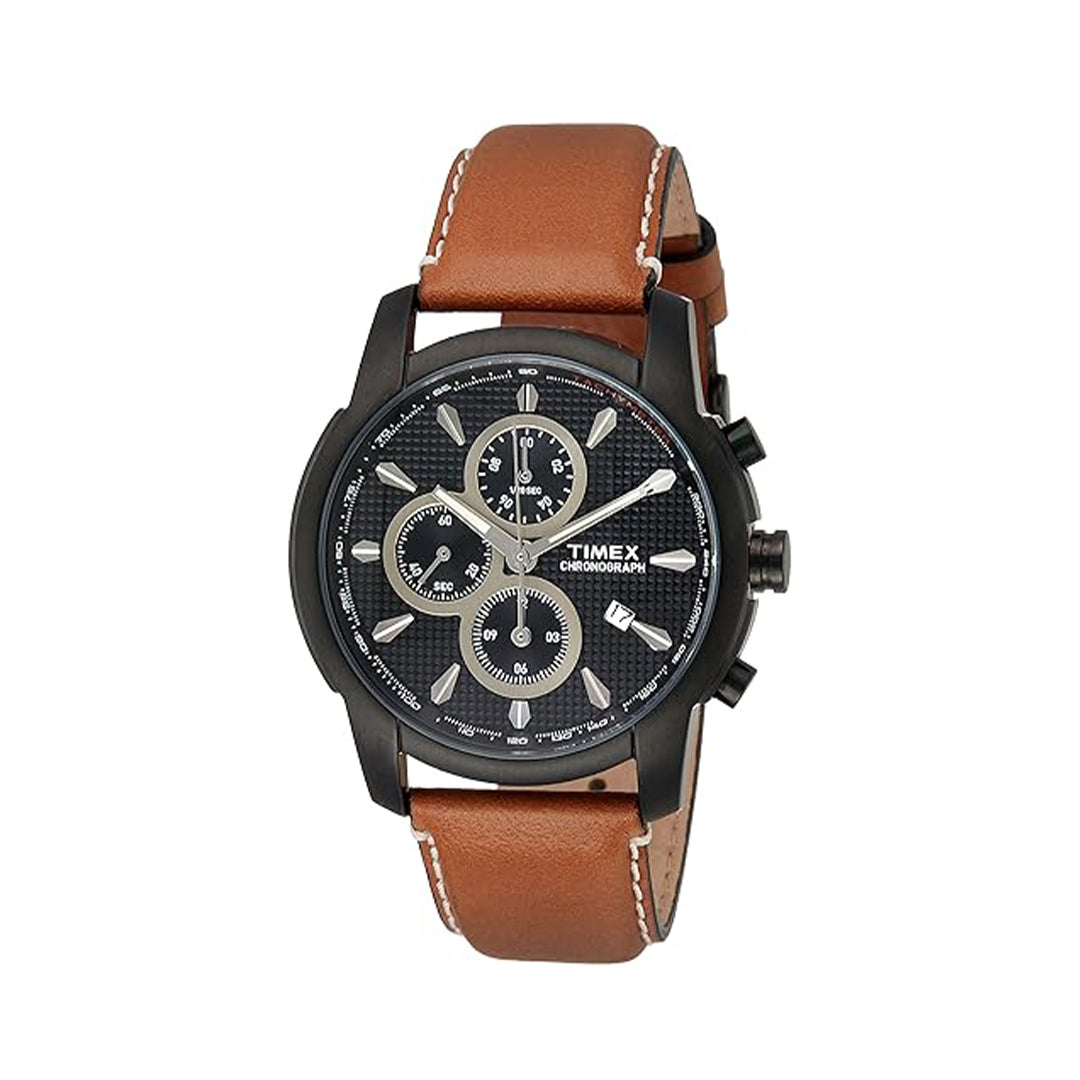 Timex E Class Analog Black Dial Men's Watch - TW000Y504