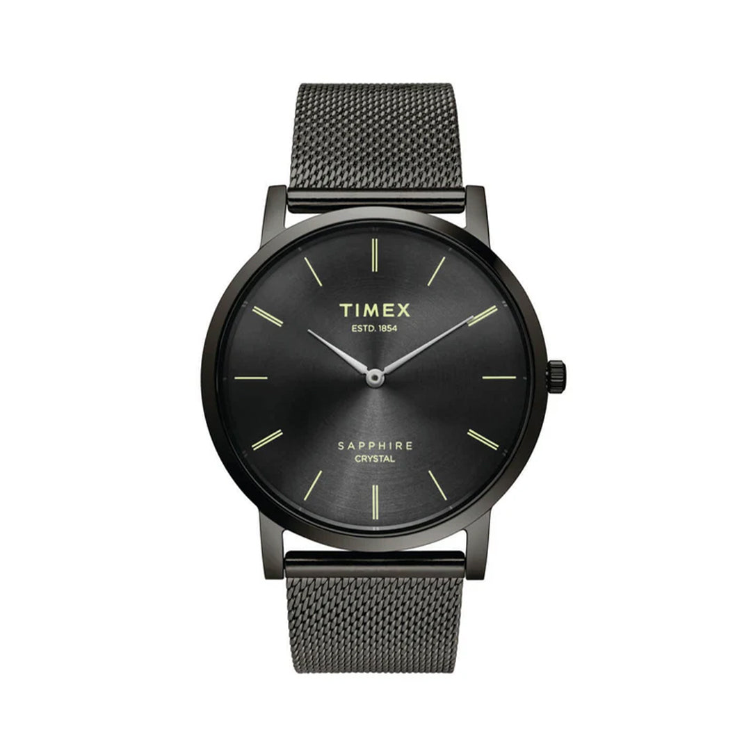 Timex Empera Men's Grey Dial Round Case 2 Hands Function Watch -TWEG17413