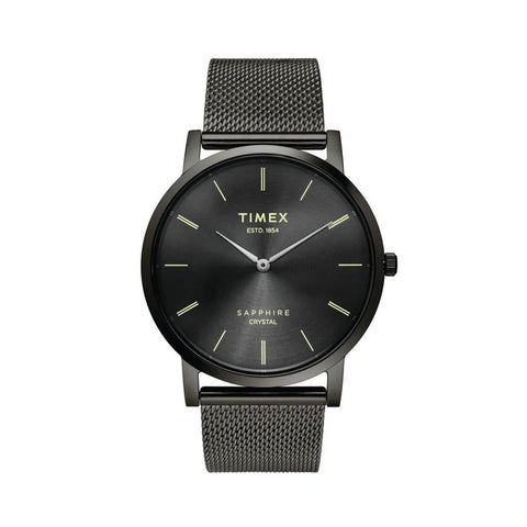 Timex Empera Men's Grey Dial Round Case 2 Hands Function Watch -TWEG17413