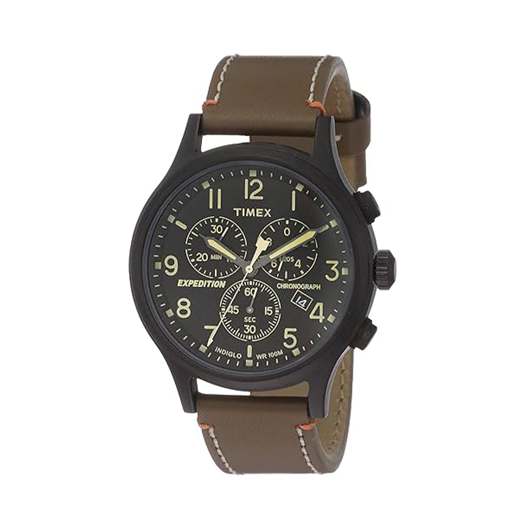 Timex Expedition Chronograph Analog Black Dial Men's Watch-TWEG18205