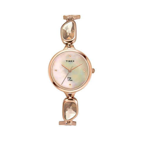 Timex Fria Women Pink Round Analog Watch - TWEL15902