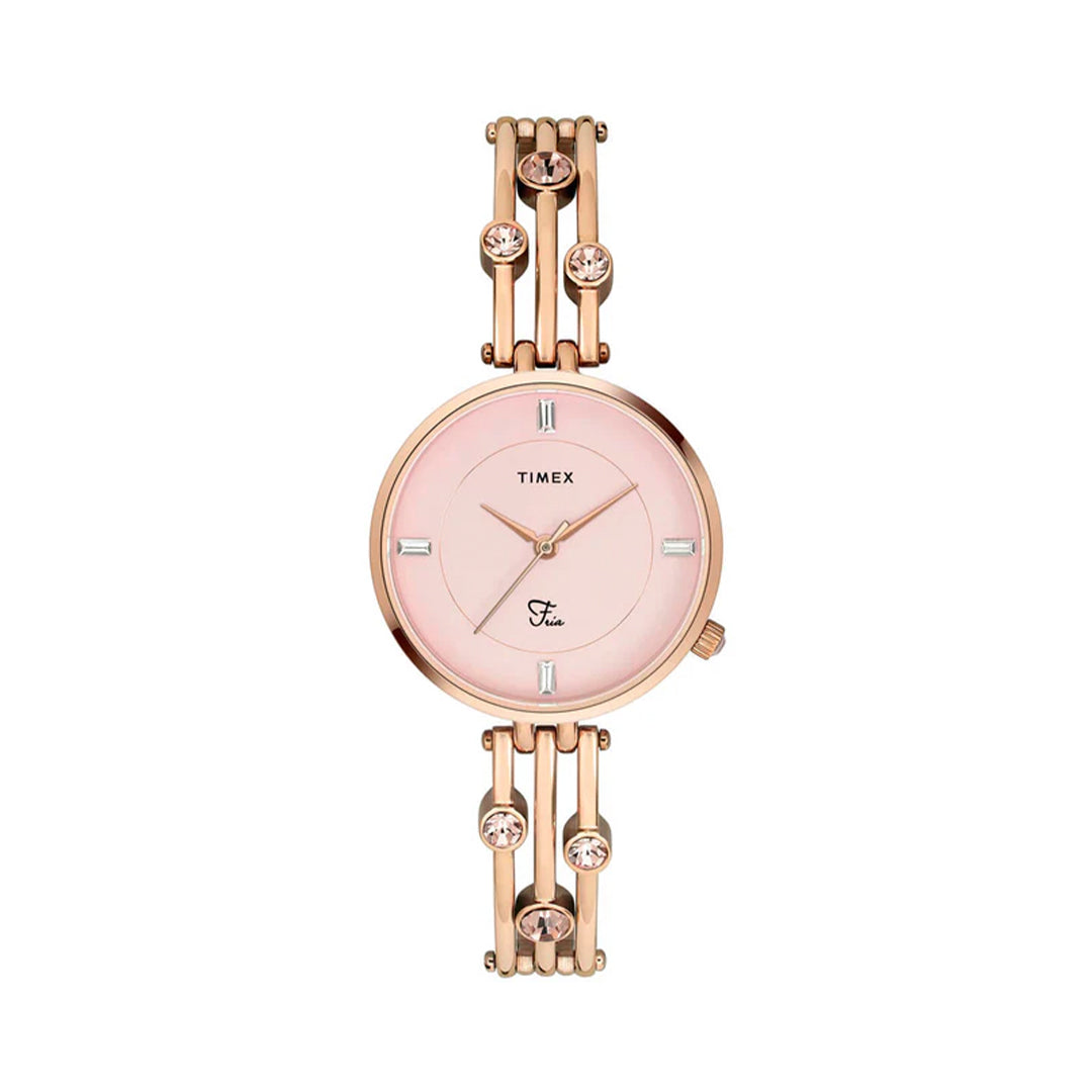 Timex Fria Women Pink Round Analog Watch - TWEL16001