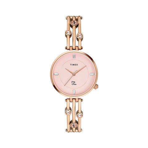 Timex Fria Women Pink Round Analog Watch - TWEL16001