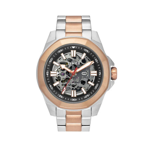 Timex Men Black Round Dial Analog Automatic Watch - TWEG24102