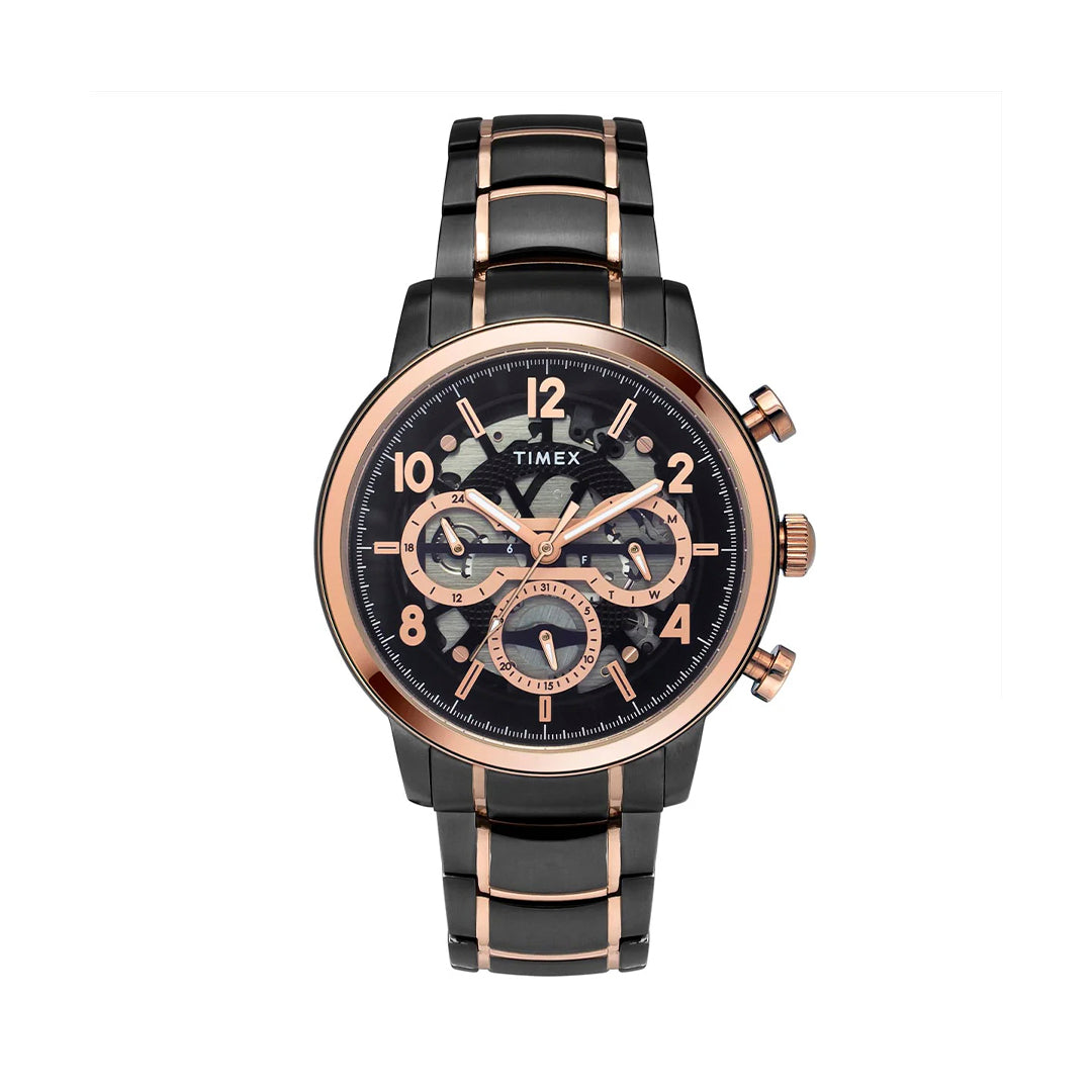 Timex Men Black Round Dial Analog Watch - TWEG20206