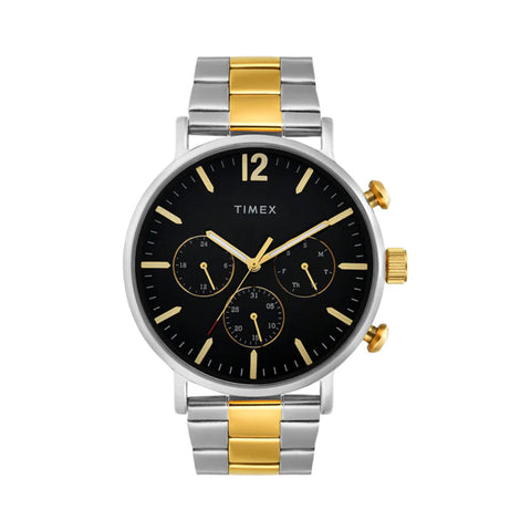 Timex Men Black Round Multifunction Dial Watch- TWEG20027