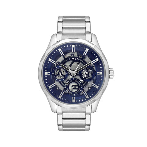 Timex Men Blue Round Dial Analog Watch - TW0TG7627