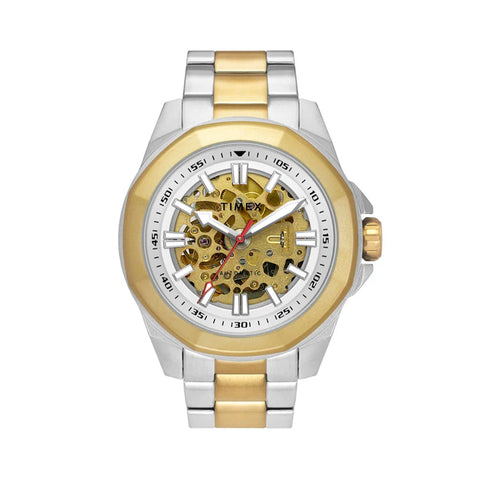 Timex Men Silver Round Dial Analog Automatic Watch - TWEG24101