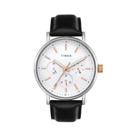 Timex Men White Round Multifunction Dial Watch- TWEG20021