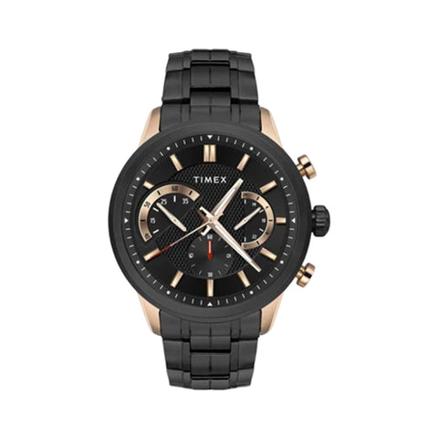 Timex Men's Black Analog Stainless Steel Watch TWEG18601