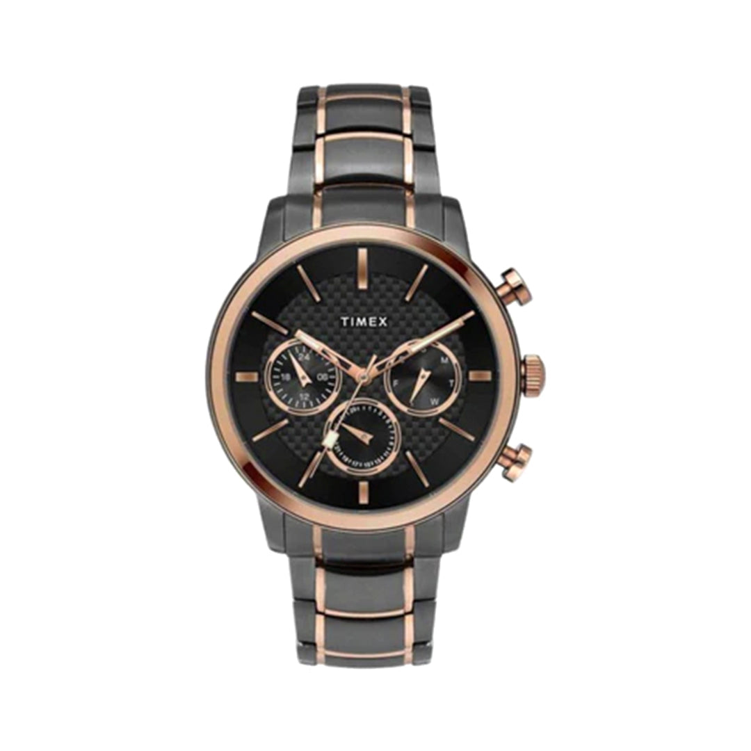Timex Men's Black Analog Stainless Steel Watch TWEG20201