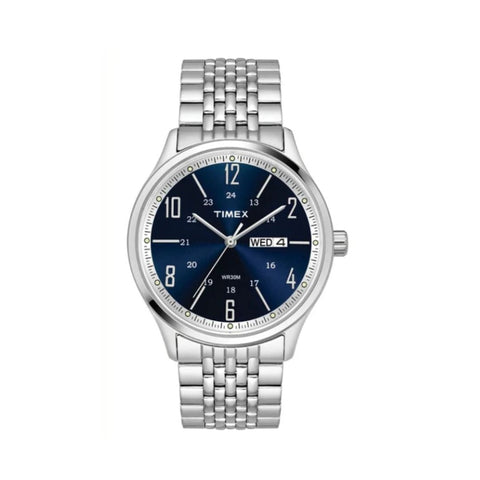 Timex TW0TG6501 Men's Blue Dial Analogue Watch