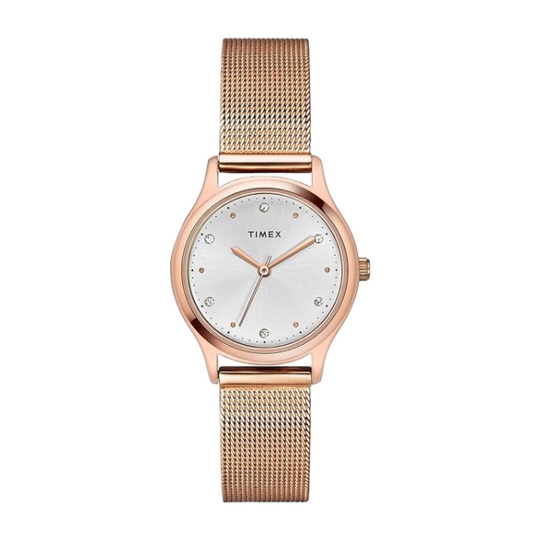 Timex TW0TL8709 Brass Women Round Dial Analog Watch