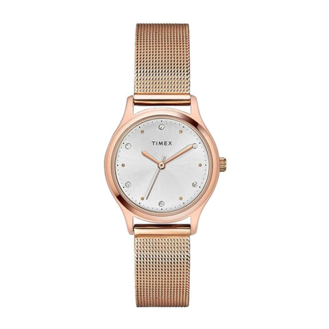 Timex TW0TL8709 Brass Women Round Dial Analog Watch