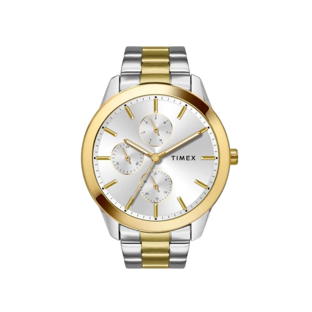 Timex TWEG18523 Round Silver Dial Men's Watch