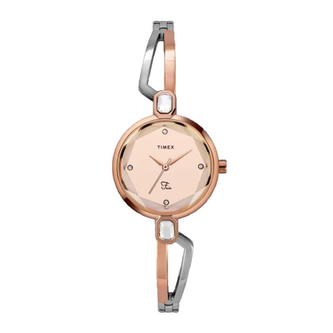 Timex TWEL15101 Fria Women Rose Gold Round Analog Watch