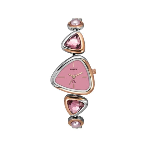 Timex TWEL17700 Fria Women Pink Triangle Analog Watch