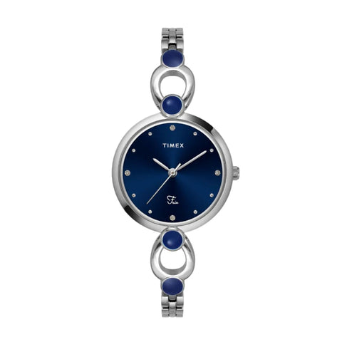 Timex TWEL18100 Fria Women Blue Round Analog Watch