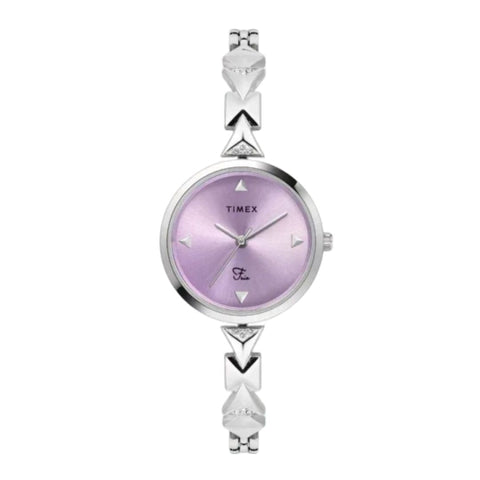 Timex TWEL18300 Fria Women Purple Round Analog Watch
