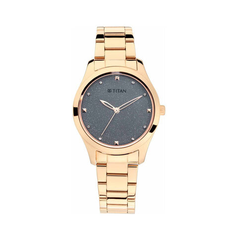Titan Sparkle Quartz Analog Metal Strap Watch for Women 2596WM01