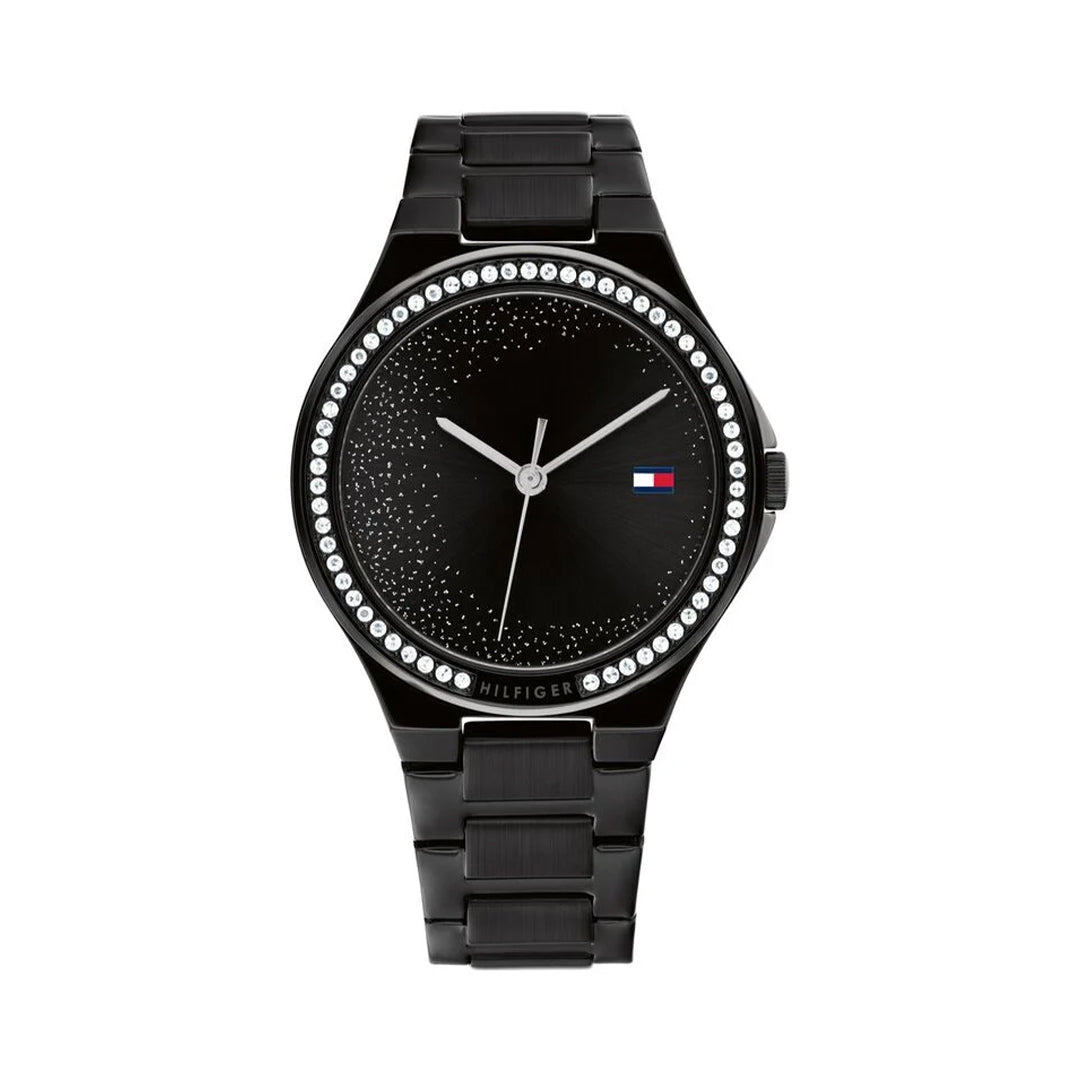 Tommy Hilfiger Quartz Analog Black Stainless Steel Strap for Women TH1782644