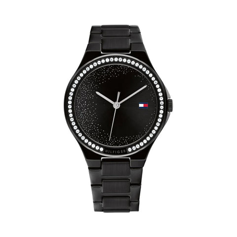 Tommy Hilfiger Quartz Analog Black Stainless Steel Strap for Women TH1782644
