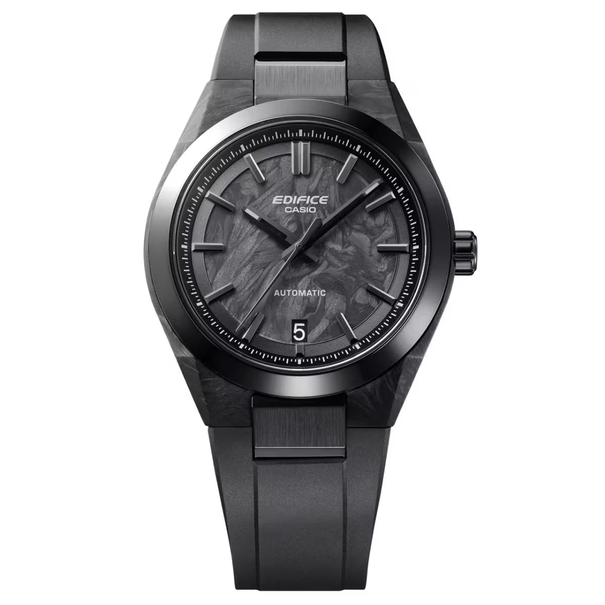 Casio Edifice Men Automatic Black Dial Analog Stainless Steel Watch ED673 - EFK-100XPB-1A