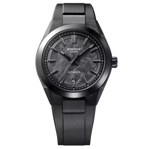 Casio Edifice Men Automatic Black Dial Analog Stainless Steel Watch ED673 - EFK-100XPB-1A